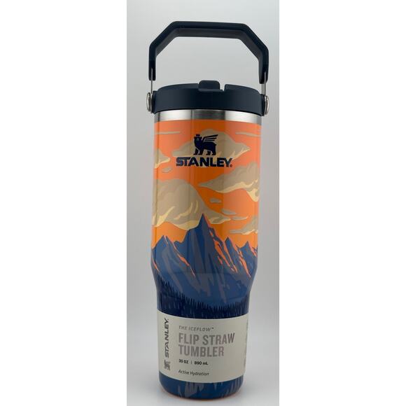 Stanley IceFlow Flip Straw 30oz Tumbler - Always With Honor, Awh Dawn On High**